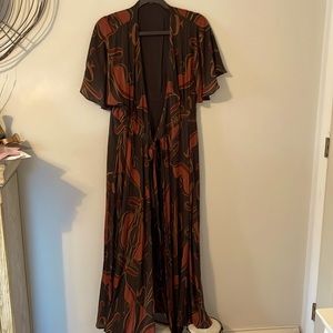 Free People gorgeous NEVER BEEN WORN size xs boho gorgeous long dress!
